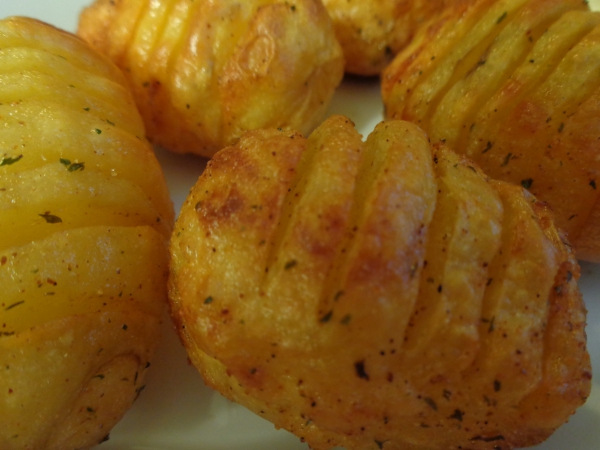 Smaller Hasselback Potatoes