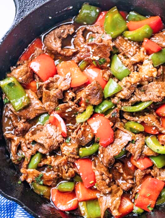 15-Minute Pepper Steak Stir-Fry recipe