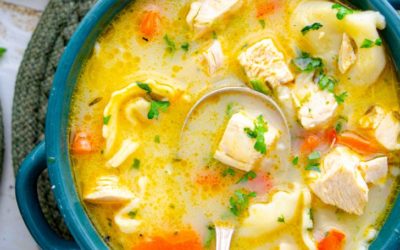 Chicken Tortellini Soup: Cozy Vibes in a Bowl! 🍲