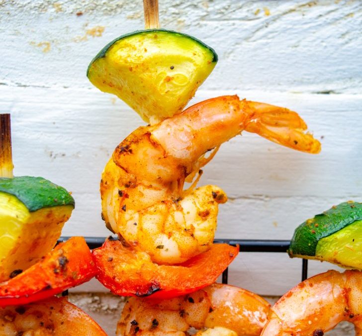 How to Make Awesome Shrimp Kebobs! 🦐🔥