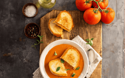 Spanish Grilled Cheese and Smoky Cream of Tomato Soup