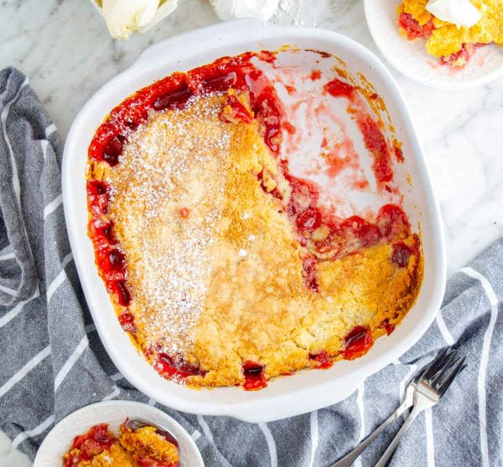 Home Made Cherry Dump Cake Recipe