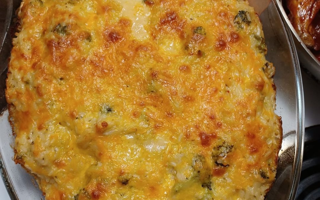 Broccoli Rice Chicken and Cheese Casserole Recipe