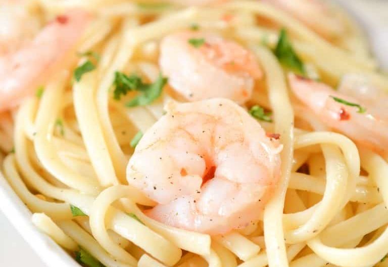 Baked Shrimp Linguini Recipe