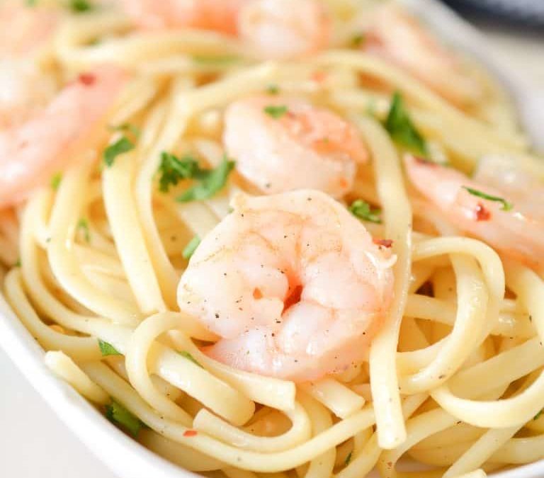 Baked Shrimp Linguini Recipe