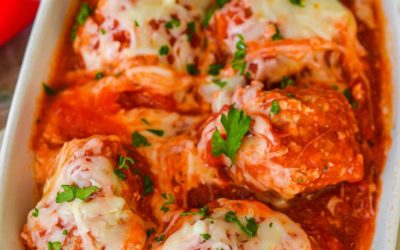 Cheesy Turkey Meatball Skillet Recipe