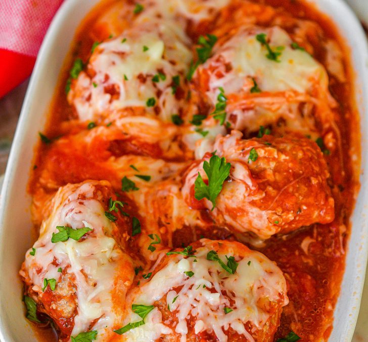 Cheesy Turkey Meatball Skillet Recipe