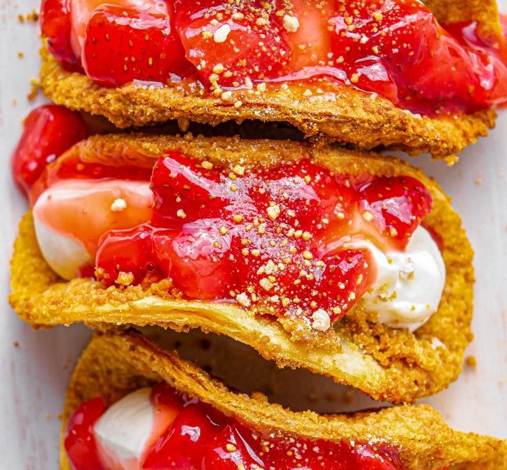 Cherry Cheesecake Tacos Recipe