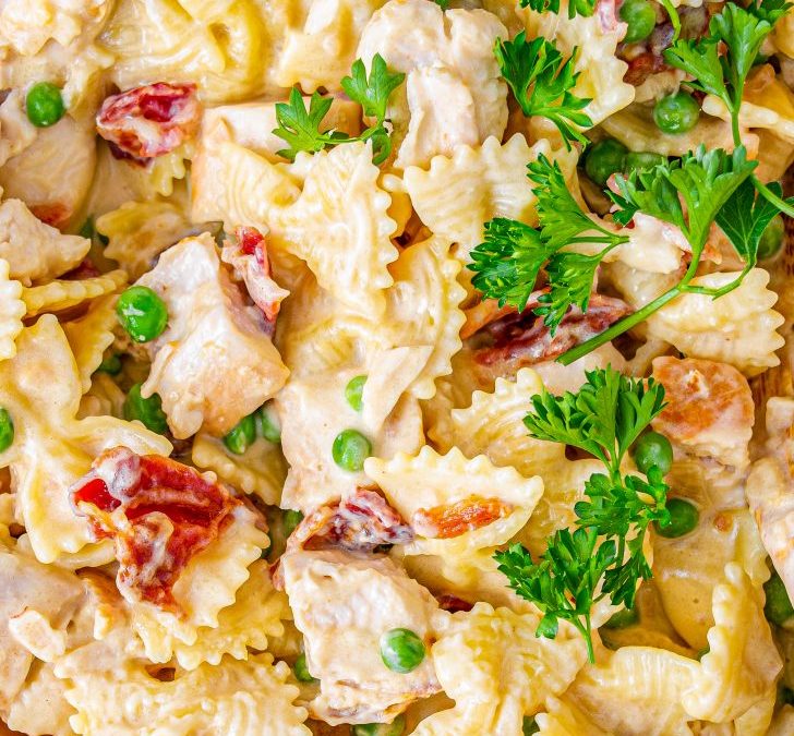 Chicken Carbonara Recipe 🍝🍗