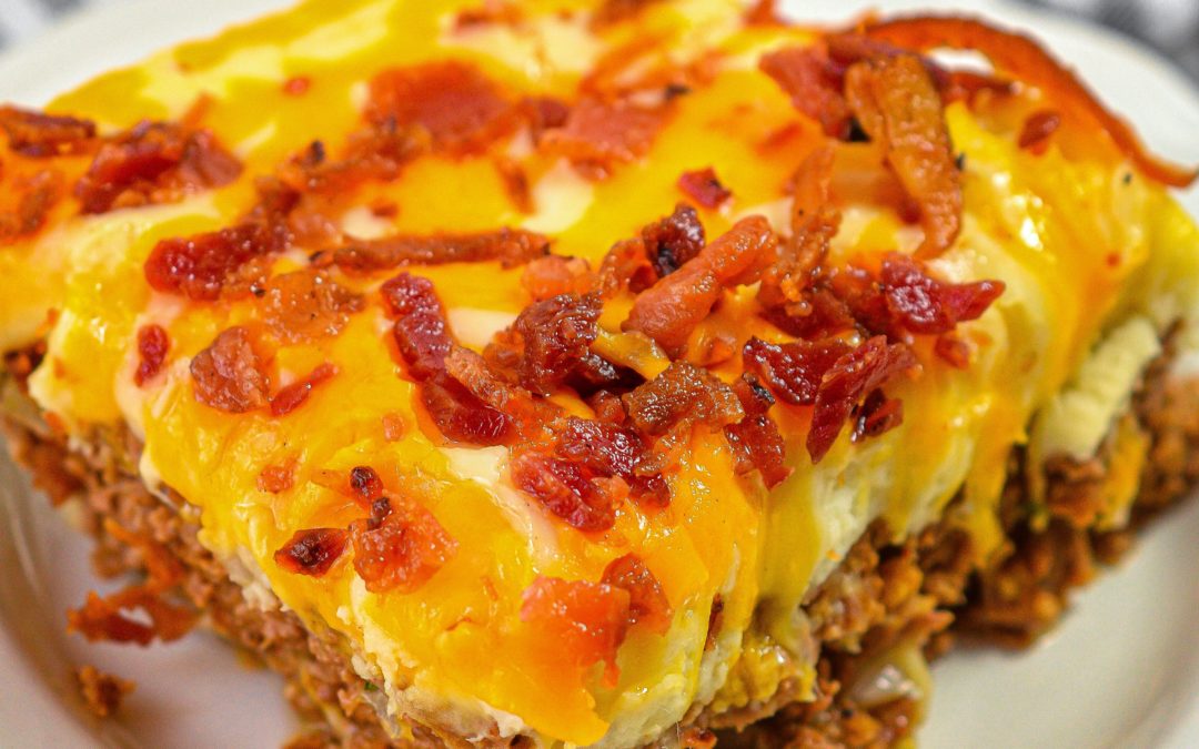 Cowboy Meatloaf and Potato Casserole Recipe