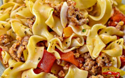 Italian Drunken Noodles Recipe 🍝🍷