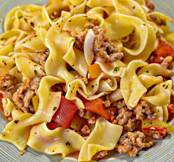 Italian Drunken Noodles Recipe 🍝🍷