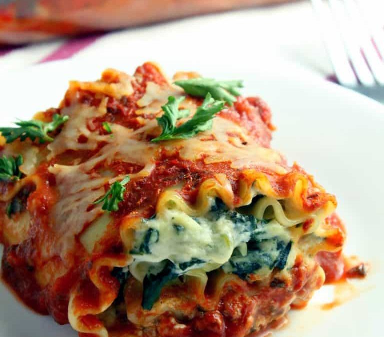 Mini Lasagna Rolls Recipe