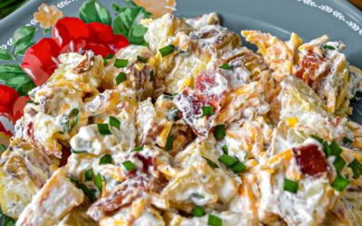 No-Mayo Loaded Baked Potato Salad Recipe