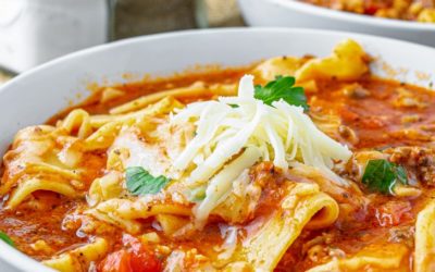 One Pot Lasagna Soup 🍲🍝