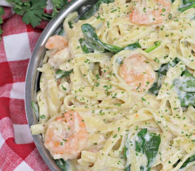 Shrimp Fettuccine Alfredo Recipe