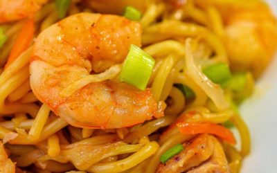 Shrimp and Chicken Chow Mein Recipe