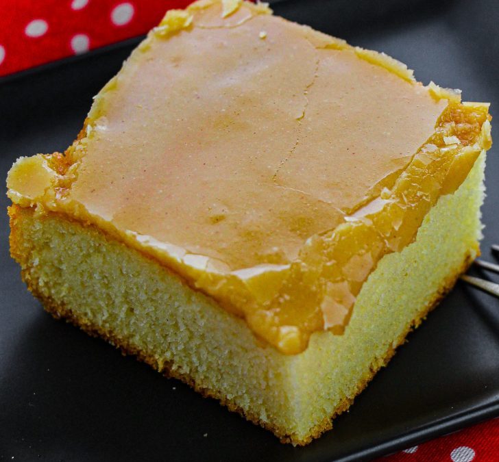 Yellow Cake with Peanut Butter Frosting Recipe 🎂🥜