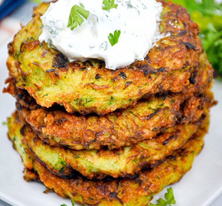 Zucchini Parmesan Cheese Fritters Recipe