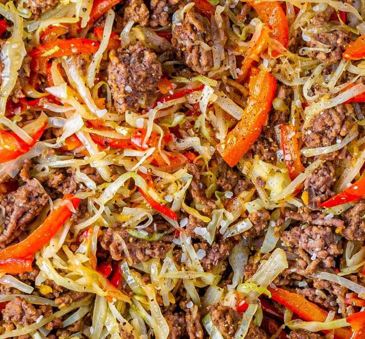 Black Pepper Beef and Cabbage Stir Fry Recipe