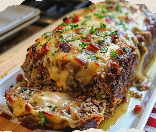 Philly Cheesesteak Meatloaf