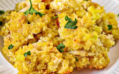 “Easy Chicken and Stuffing Casserole – Perfect Comfort Food!”