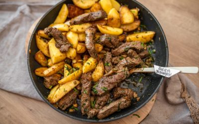 Garlic Butter Steak and Potatoes Recipe