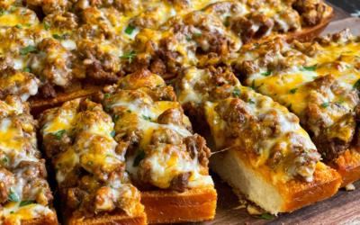 Garlic Bread Cheesy Sloppy Joe Bake Recipe