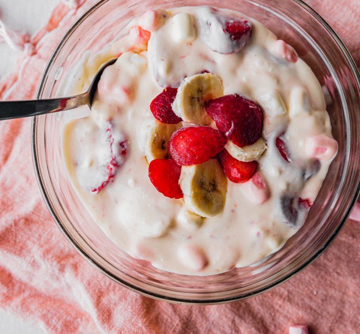 Strawberry-Banana Cheesecake Salad Recipe