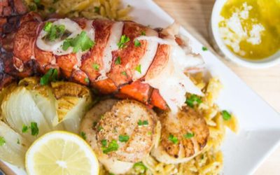 Garlic Butter Lobster and Scallops Recipe